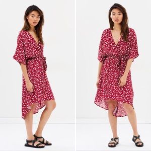 ⚡️Reduced⚡️MINKPINK Roses are Red Ditty Midi Dress